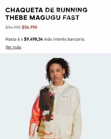 Cortaviento adidas mujer - Imagen 3