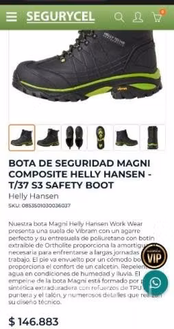Bota de seguridad