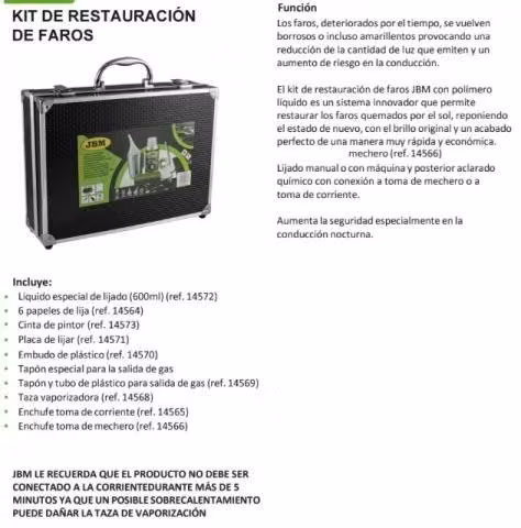 Kit restaurador de focos - Imagen 2