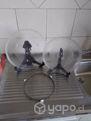 2 platos para microondas