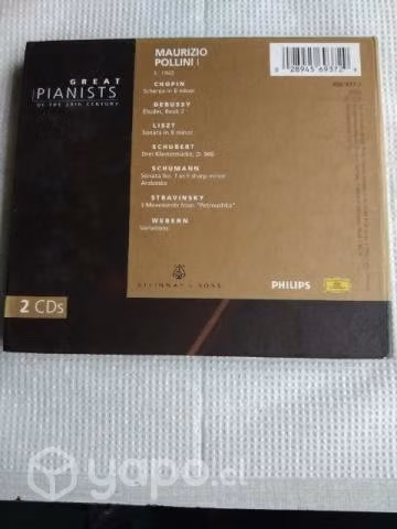 Pollini 2 Cds Chopin Liszt Schubert Schumann