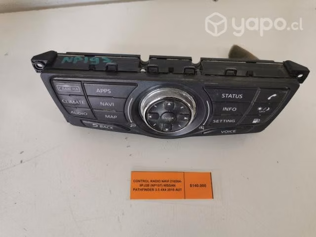Control Radio Navi (NP197) Nissan Pathfinder 2019