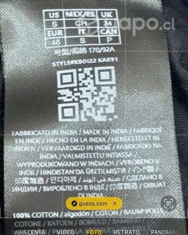 Polera Guess hombre