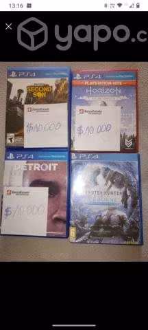 Juegos ps4