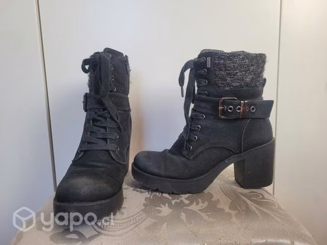 Botines gamuza negros - Imagen 2