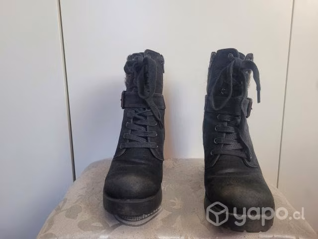 Botines gamuza negros - Imagen 3