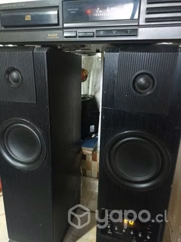 Parlantes activos +cd technics - Imagen 2