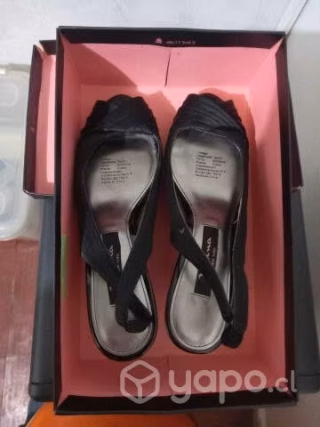 Sandalias fiesta negras talla 37