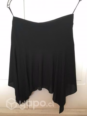 Falda negra fiesta talla S
