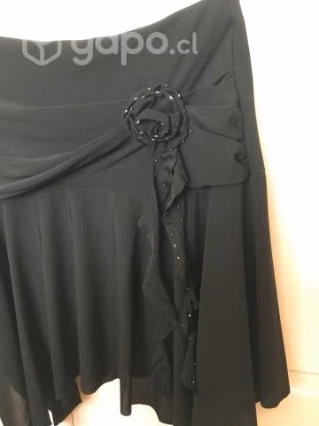 Falda negra fiesta talla S