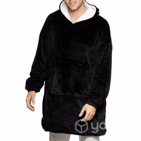 Polerón Negro Sherpa Chiporro Huggle Hodie Unisex