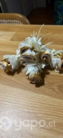 Ramo de 6 Rosas de tela