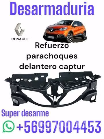 Refuerzo parachoque del captur