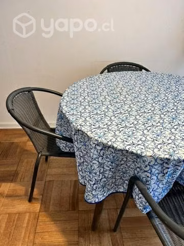 Comedor redondo y lampara - Imagen 3
