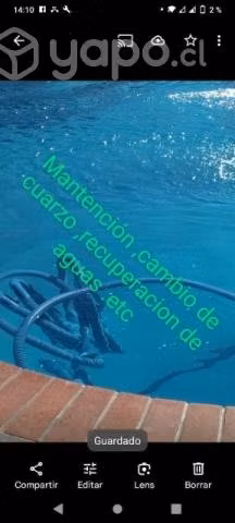 Mantención y limpieza de piscinas