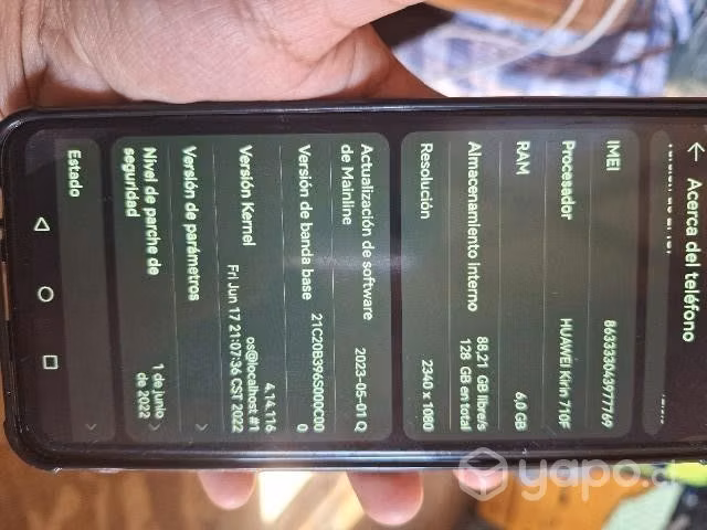 Huawei y9s