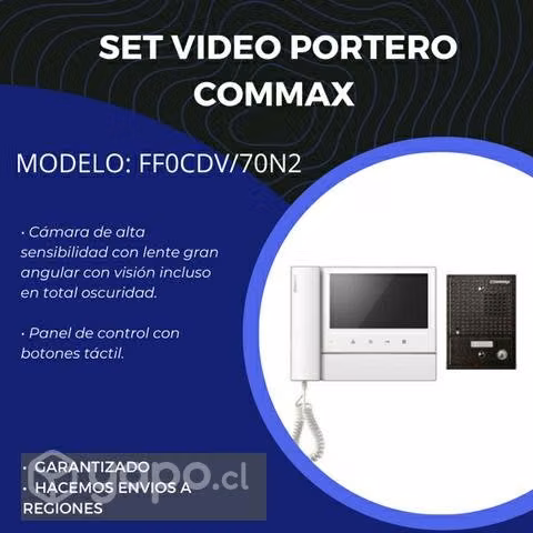 Set video portero commax modelo: ff0cdv/70n2
