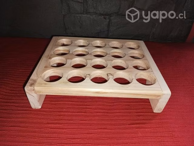 Huevera de madera, 20 huevos. - Imagen 2