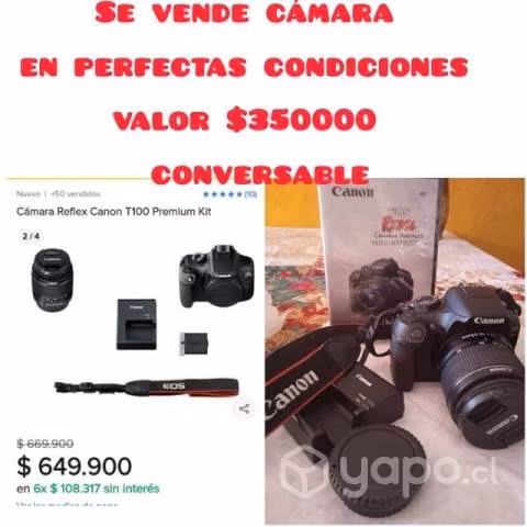 Cámara en perfectas condiciones