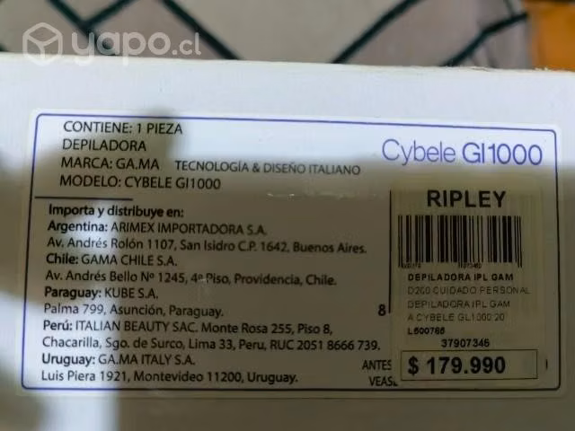 Depiladora láser nueva profesional