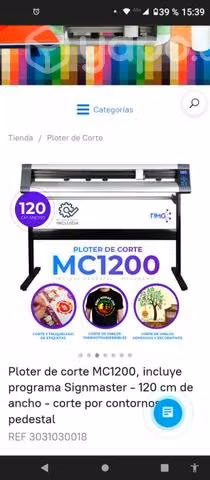 Plotter de corte mc1200