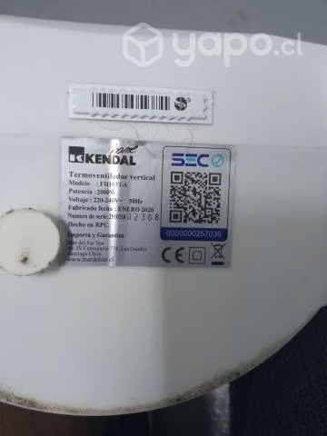 Termoventilador Kendall - Imagen 2