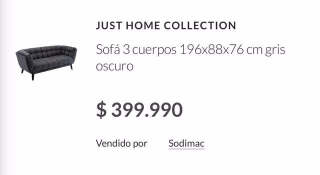 Sofá 3 cuerpos