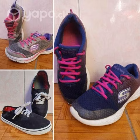Zapatillas niña desde n°33 a 34 Sckechers