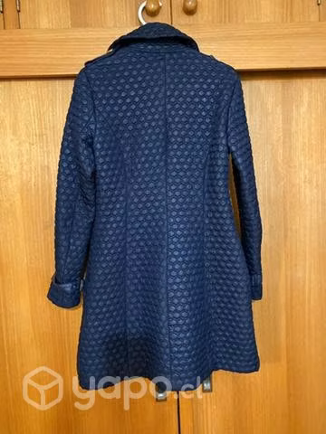 Impermeable trench azul - Imagen 3