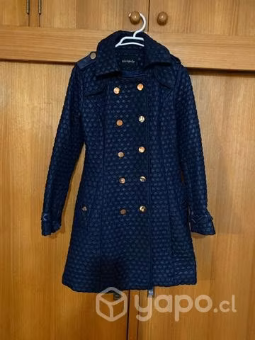 Impermeable trench azul