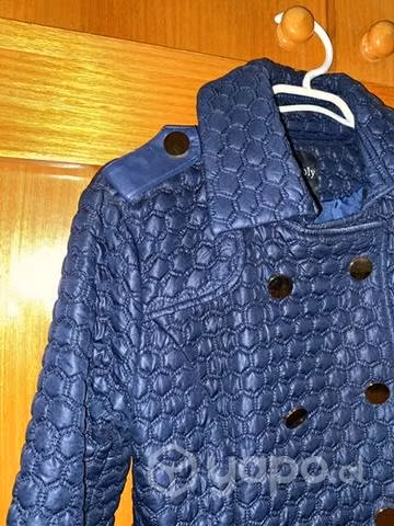 Impermeable trench azul - Imagen 2