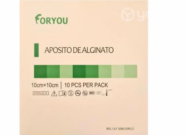 Apósito Alginato 10 x 10 CM
