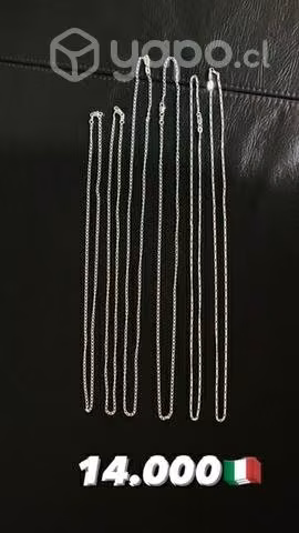 Cadenas de plata 925 y plata italina 925