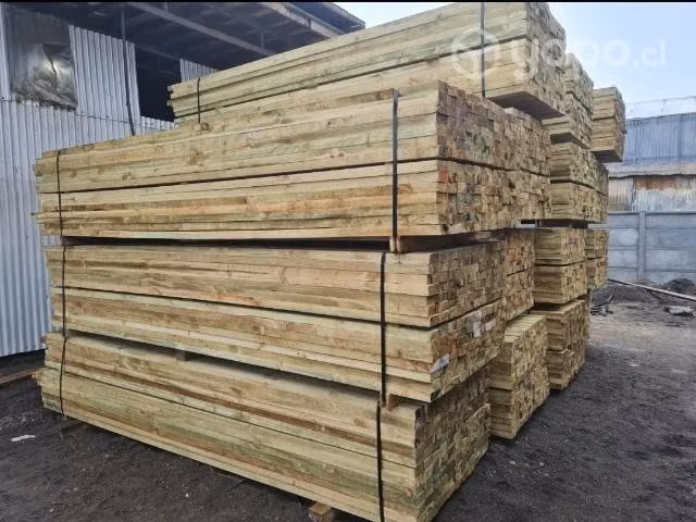 Madera impregnada 2x4x3.2