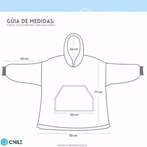 Polerón Rojo Sherpa Chiporro Huggle Hoodie Unisex