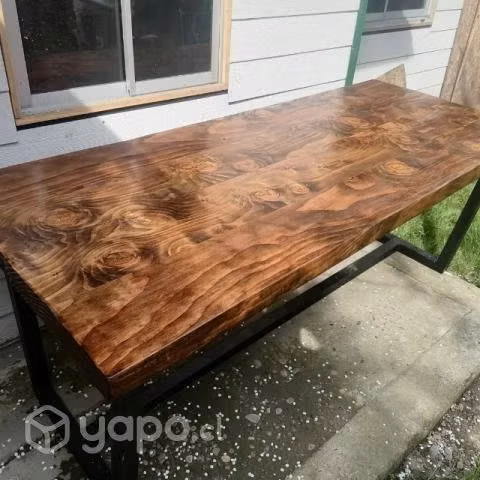 Mesa de comedor pino oregon