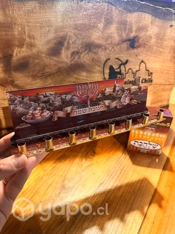 Hanukkah más velas