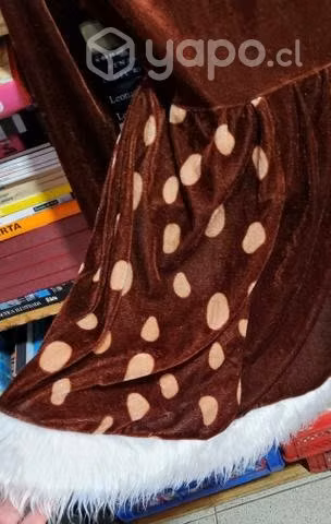 Hermoso vestido disfraz de ciervo, en terciopelo