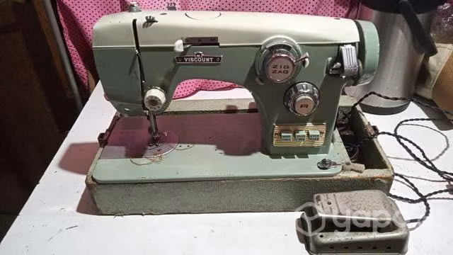 Maquina de coser antigua K6 viscount,modelo 965