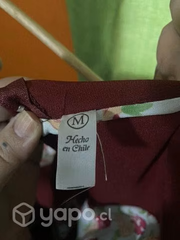Traje completo huasa chilena + faldones + zapatos