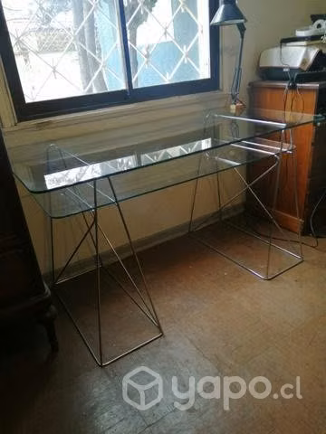 Escritorio de vidrio doble de 1cm de groso en exce - Imagen 2