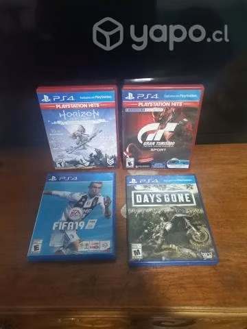 Juegos de ps4 muy poco usados