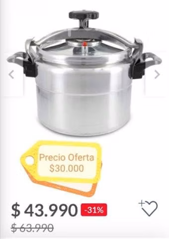 Olla a presión 3 litros