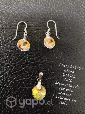 Conjuntos de plata y swarovski - Imagen 2