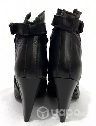 Botín Zapato De Cuero Marca Mor N*38 Negro - Imagen 5