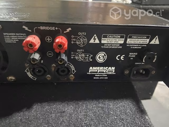 Amplificador American Pro APX 600