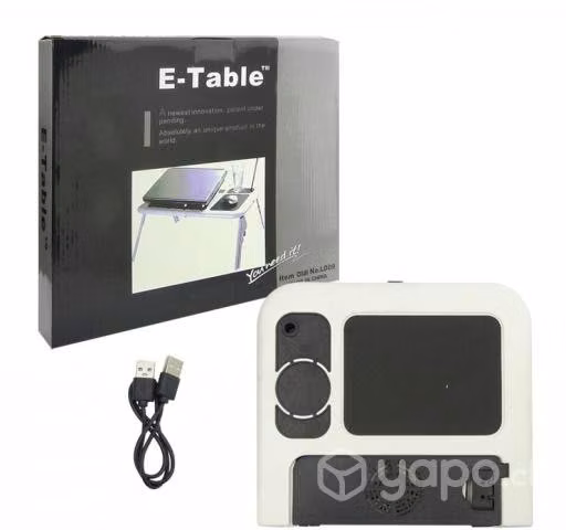 Mesa Plegable Para Notebook Con 2 Ventiladores, Mu - Imagen 4