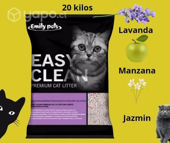 Arena de gatos 20 kilos envío gratis