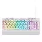 Teclado Gamer Membrana Shiva K512w Rgb Blanco Redr
