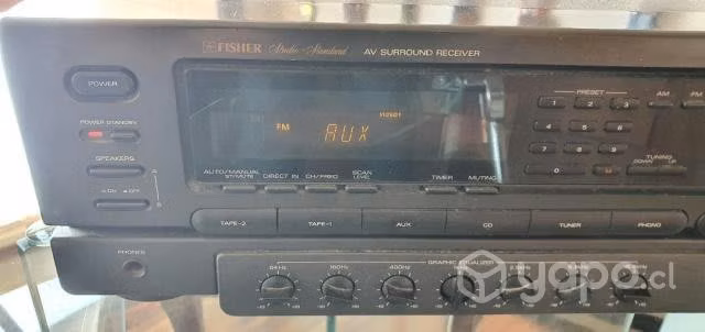 Equipo Fisher receiver